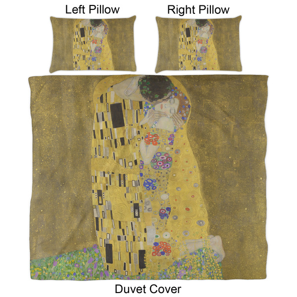 The Kiss (Klimt) - Lovers Duvet Cover Set - King - Approval