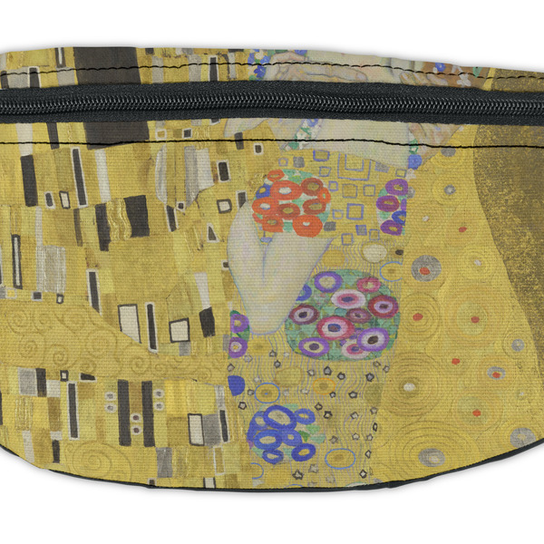 The Kiss (Klimt) - Lovers Fanny Pack - Closeup