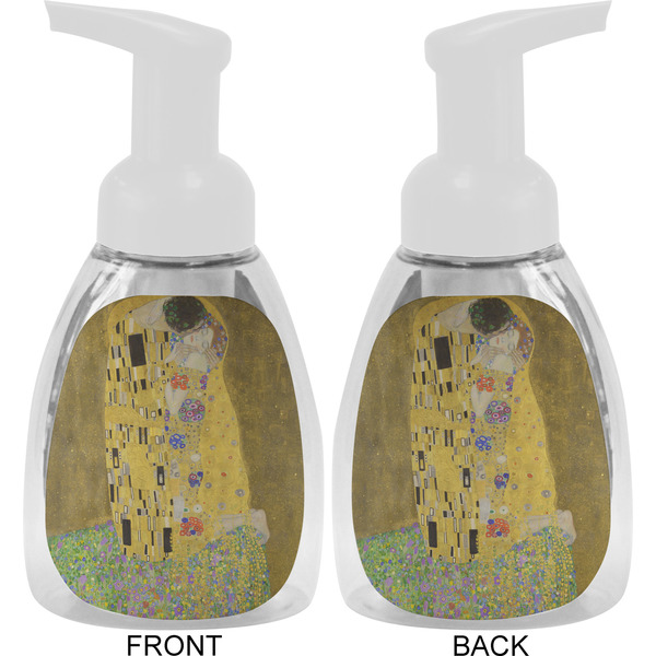 The Kiss (Klimt) - Lovers Foam Soap Bottle Approval - White