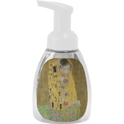The Kiss (Klimt) - Lovers Foam Soap Bottle - White