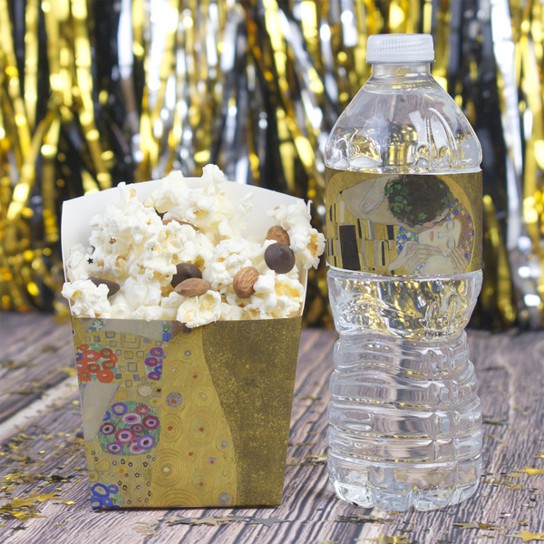 The Kiss (Klimt) - Lovers French Fry Favor Box - w/ Water Bottle