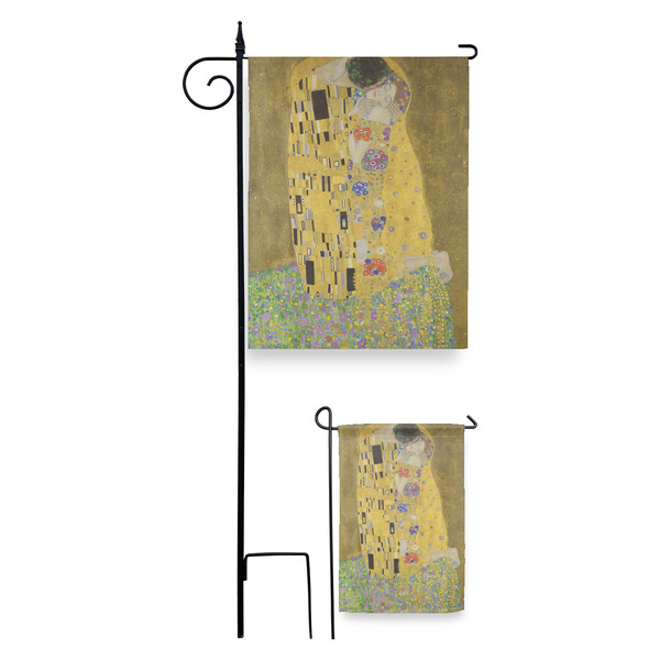 The Kiss (Klimt) - Lovers Garden Flag - PARENT/MAIN