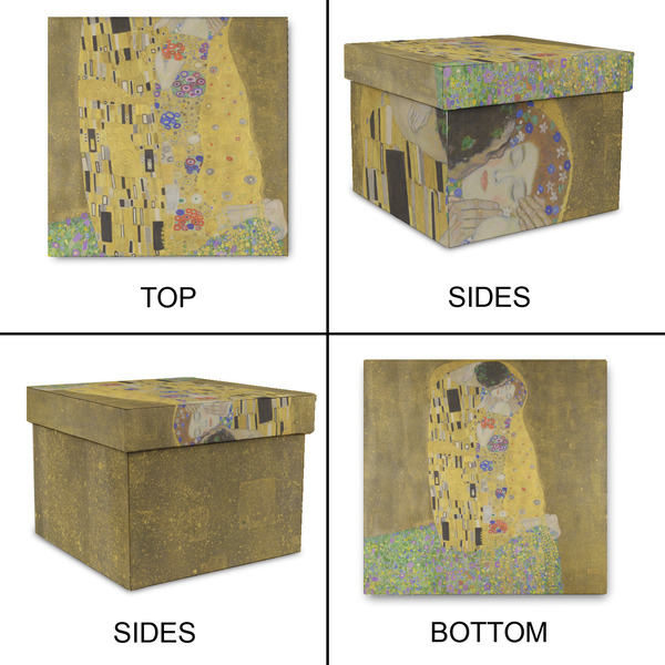 The Kiss (Klimt) - Lovers Gift Boxes with Lid - Canvas Wrapped - Large - Approval