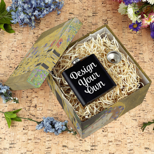 The Kiss (Klimt) - Lovers Gift Boxes with Lid - Canvas Wrapped - Large - In Context