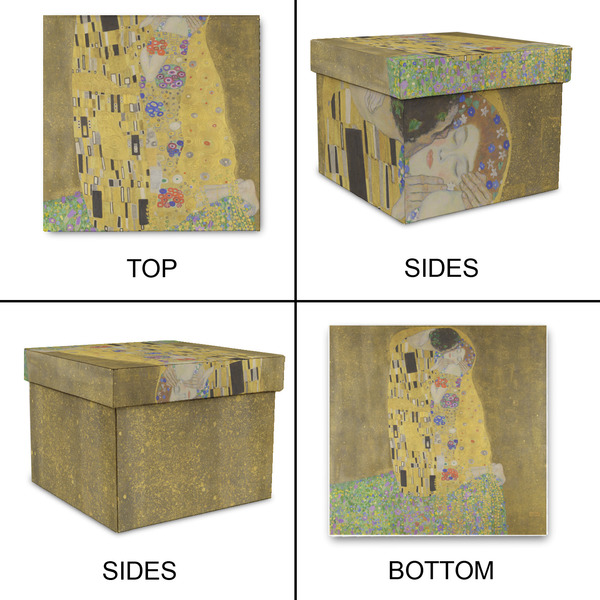 The Kiss (Klimt) - Lovers Gift Boxes with Lid - Canvas Wrapped - Medium - Approval
