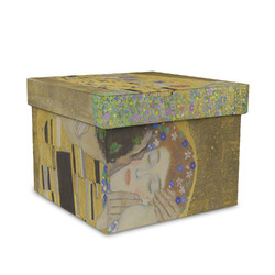 The Kiss (Klimt) - Lovers Gift Box with Lid - Canvas Wrapped - Medium