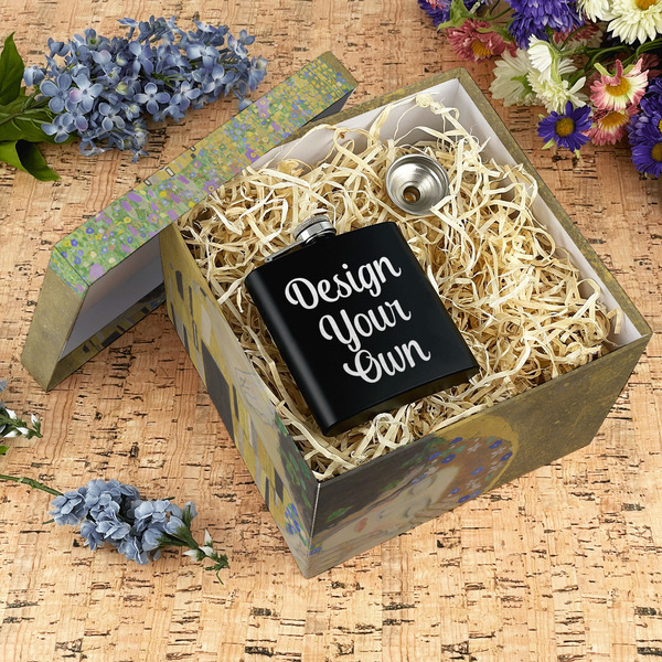 The Kiss (Klimt) - Lovers Gift Boxes with Lid - Canvas Wrapped - X-Large - In Context