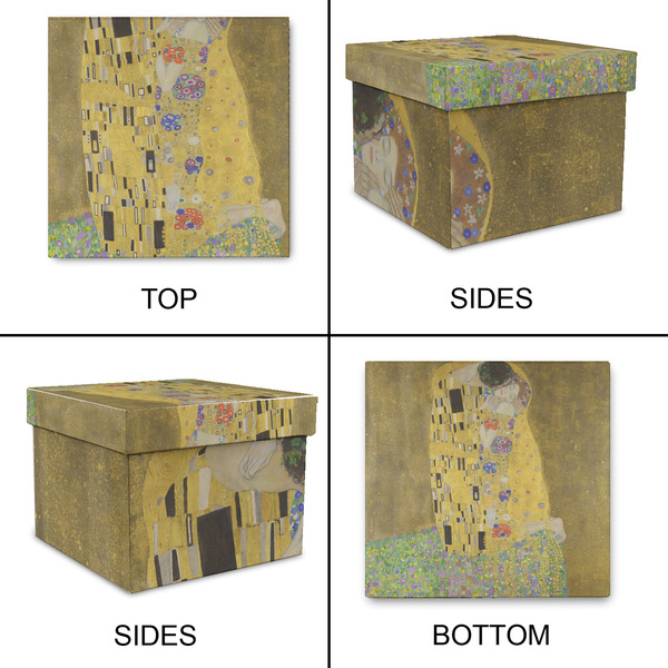 The Kiss (Klimt) - Lovers Gift Boxes with Lid - Canvas Wrapped - XX-Large - Approval