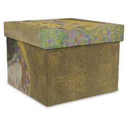 The Kiss (Klimt) - Lovers Gift Box with Lid - Canvas Wrapped - XX-Large