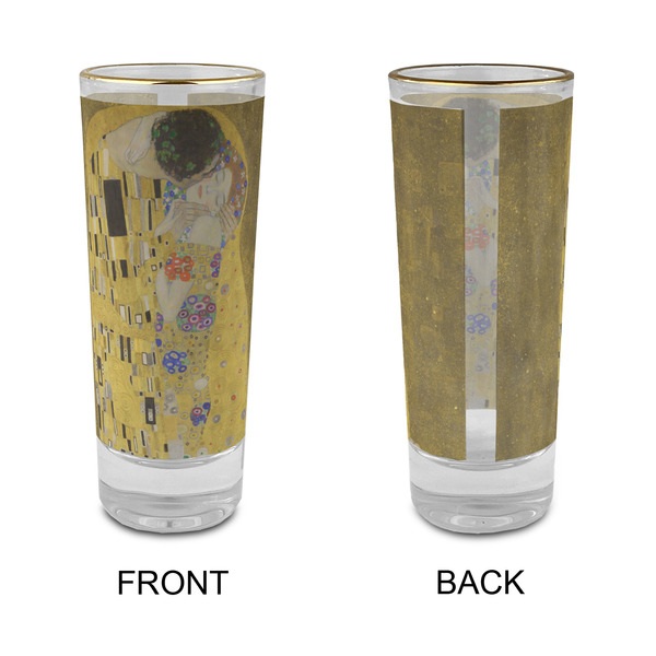 The Kiss (Klimt) - Lovers Glass Shot Glass - 2 oz - Single - APPROVAL