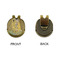The Kiss (Klimt) - Lovers Golf Ball Hat Clip Marker - Apvl - GOLD