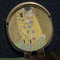 The Kiss (Klimt) - Lovers Golf Ball Marker Hat Clip - Gold - Close Up
