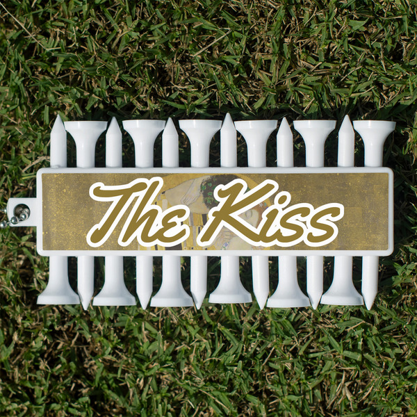 The Kiss (Klimt) - Lovers Golf Tees & Ball Markers Set - Front