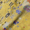 The Kiss (Klimt) - Lovers Hooded Baby Towel- Detail Close Up