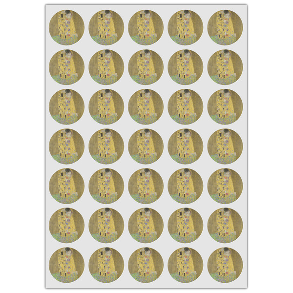 The Kiss (Klimt) - Lovers Icing Circle - XSmall - Set of 35