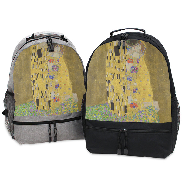 The Kiss (Klimt) - Lovers Large Backpacks - Both