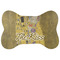 The Kiss (Klimt) - Lovers Large Bone Shaped Mat - Flat