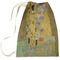 The Kiss (Klimt) - Lovers Large Laundry Bag - Front View