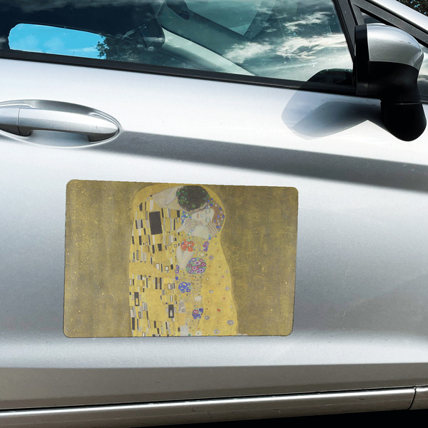 The Kiss (Klimt) - Lovers Large Rectangle Car Magnets- In Context