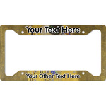 The Kiss (Klimt) - Lovers License Plate Frame