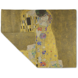 The Kiss (Klimt) - Lovers Double-Sided Linen Placemat - Single