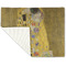 The Kiss (Klimt) - Lovers Linen Placemat - Folded Corner (single side)