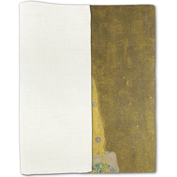 The Kiss (Klimt) - Lovers Linen Placemat - Folded Half
