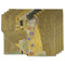 The Kiss (Klimt) - Lovers Linen Placemat - MAIN Set of 4 (double sided)