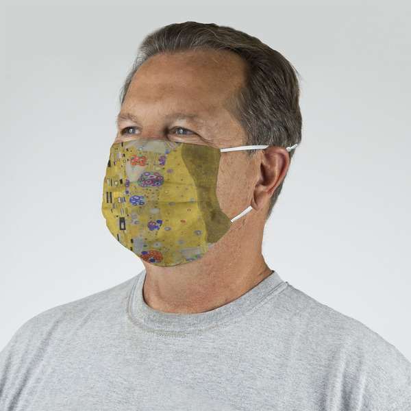 The Kiss (Klimt) - Lovers Mask - Quarter View on Guy