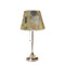 The Kiss (Klimt) - Lovers Poly Film Empire Lampshade - On Stand