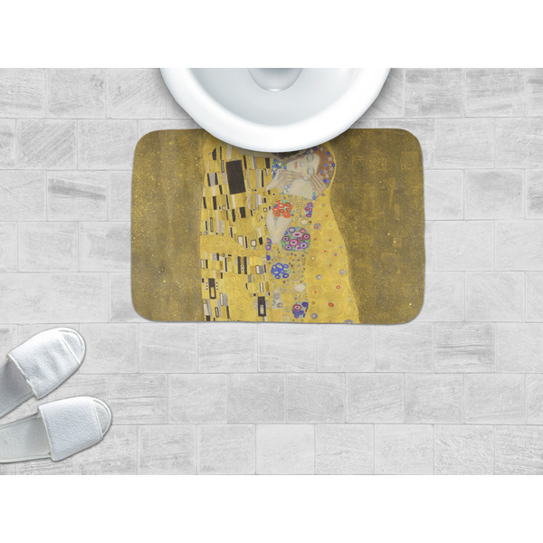 The Kiss (Klimt) - Lovers Memory Foam Bath Mat - LIFESTYLE