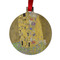 The Kiss (Klimt) - Lovers Metal Ball Ornament - Double Sided