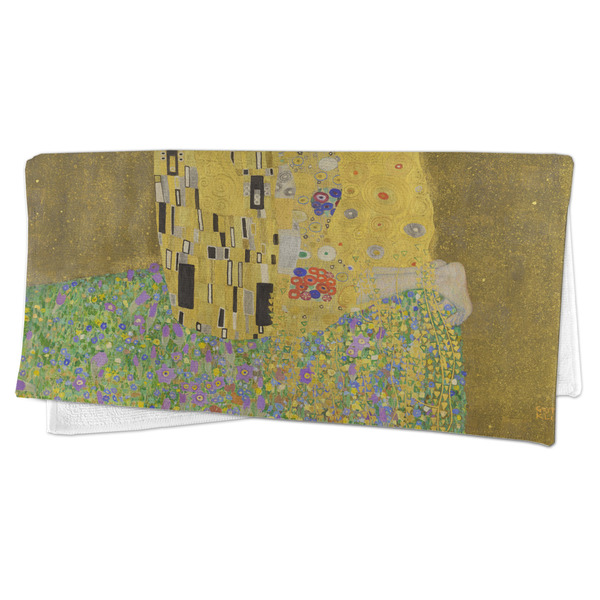 The Kiss (Klimt) - Lovers Microfiber Dish Rag - FOLDED (half)