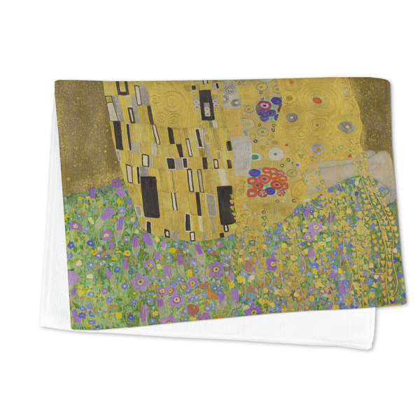The Kiss (Klimt) - Lovers Microfiber Dish Towel - FOLDED HALF