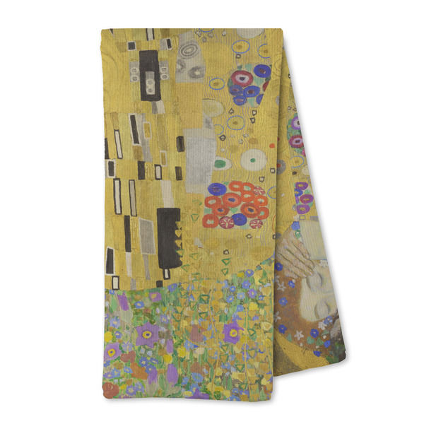 Custom The Kiss (Klimt) - Lovers Kitchen Towel - Microfiber