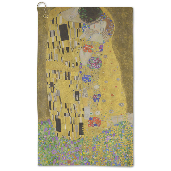 Custom The Kiss (Klimt) - Lovers Microfiber Golf Towel