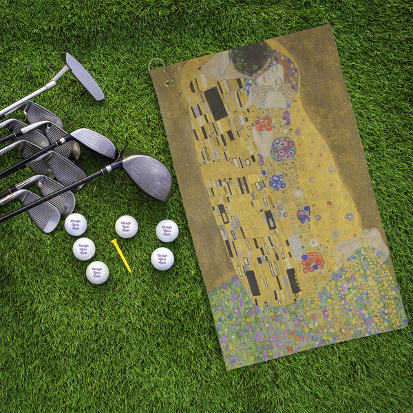 The Kiss (Klimt) - Lovers Microfiber Golf Towels - LIFESTYLE