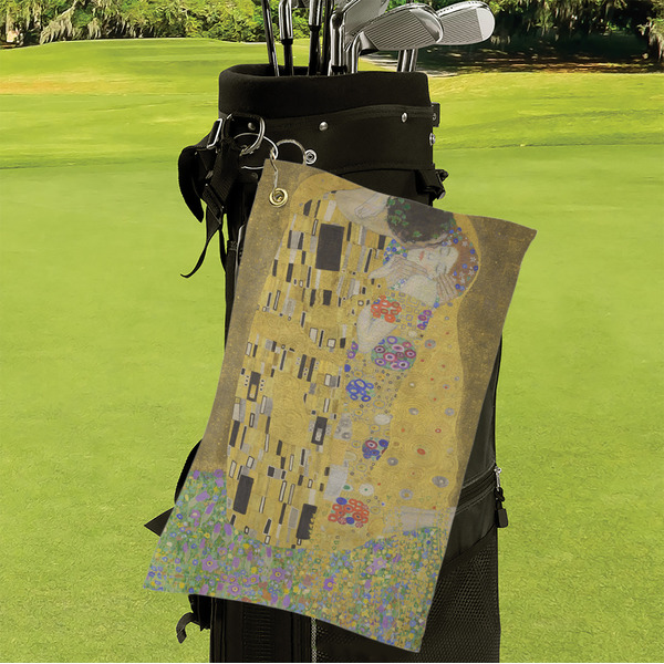 The Kiss (Klimt) - Lovers Microfiber Golf Towels - Small - LIFESTYLE