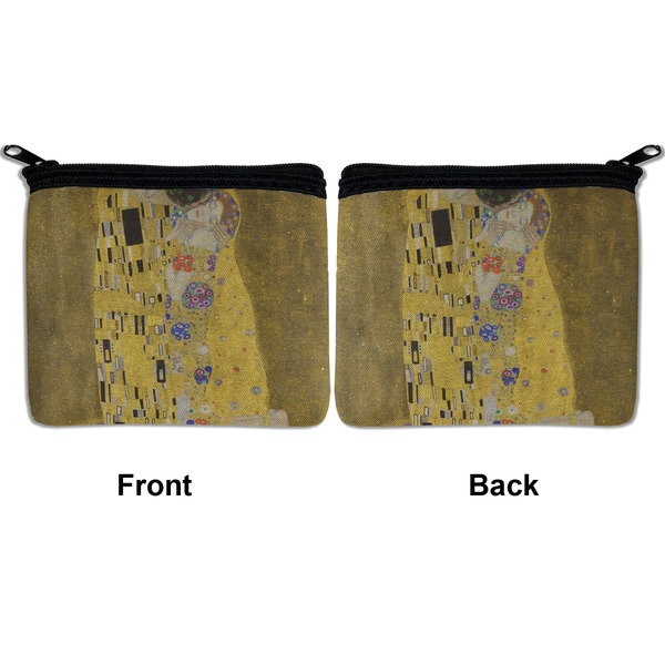 The Kiss (Klimt) - Lovers Neoprene Coin Purse - Front & Back (APPROVAL)