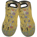 The Kiss (Klimt) - Lovers Neoprene Oven Mitts - Set of 2