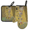 The Kiss (Klimt) - Lovers Left Oven Mitt & Pot Holder Set