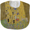 The Kiss (Klimt) - Lovers New Baby Bib - Closed and Folded