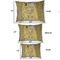 The Kiss (Klimt) - Lovers Outdoor Dog Beds - SIZE CHART
