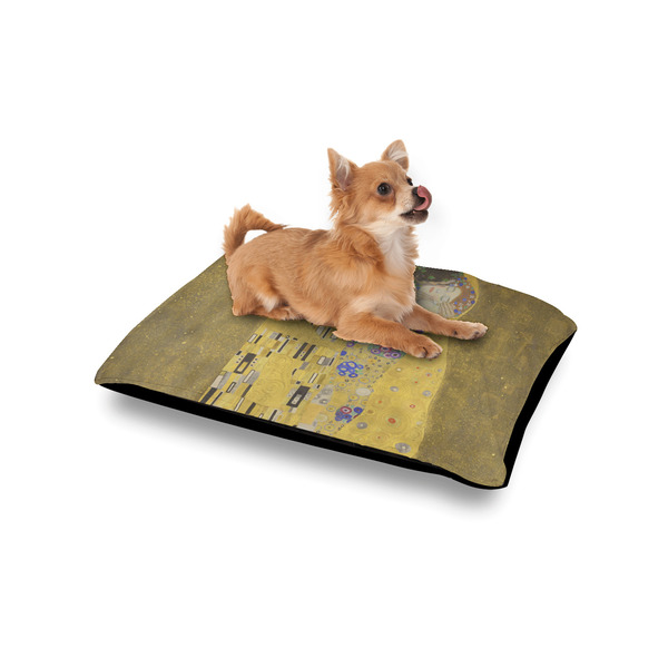 The Kiss (Klimt) - Lovers Outdoor Dog Beds - Small - IN CONTEXT
