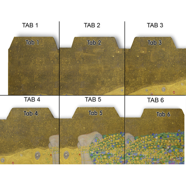 The Kiss (Klimt) - Lovers Page Dividers - Set of 6 - Approval