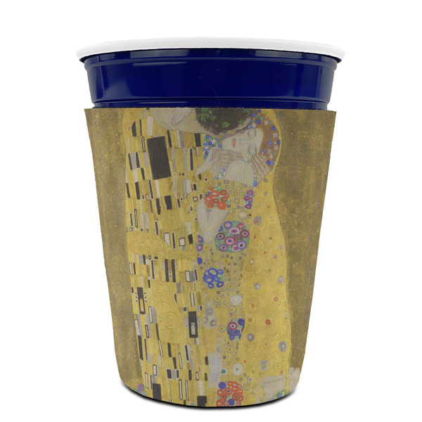 The Kiss (Klimt) - Lovers Party Cup Sleeves - without bottom - FRONT (on cup)