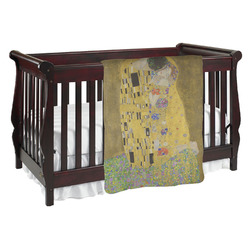 The Kiss (Klimt) - Lovers Baby Blanket (Double Sided)