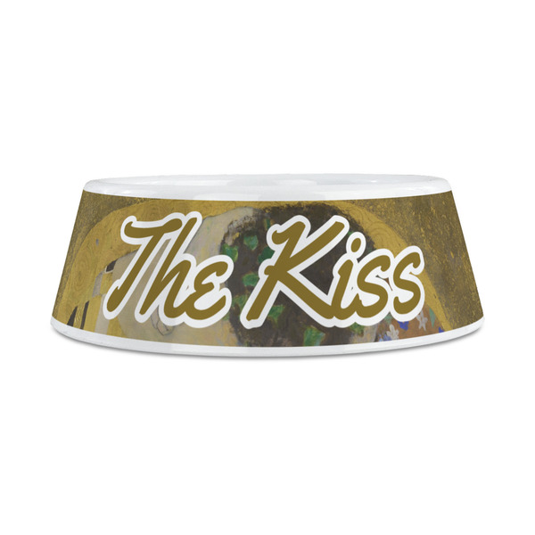 The Kiss (Klimt) - Lovers Plastic Dog Bowls - Medium - FRONT