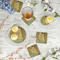 The Kiss (Klimt) - Lovers Plastic Party Appetizer & Dessert Plates - In Context