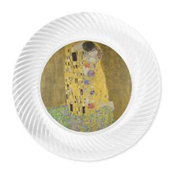The Kiss (Klimt) - Lovers Plastic Party Dinner Plates - 10"